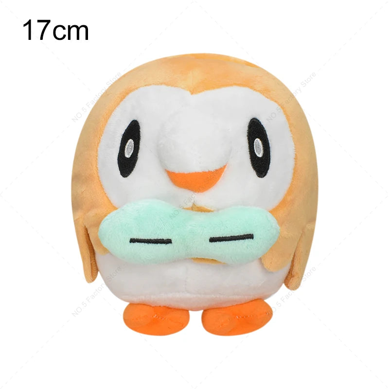 5 Styles Pokemon Alola Vulpix Mimikyu Litten Rowlet Popplio Plush Doll Stuffed Toy For Children Best Gift 16-20cm