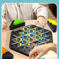 Chain Triangle Chess Triggle Rubber Band Game Toy Board Game Competitive Battle Set for Kids Friends Parent-Child Interaction