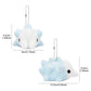 13/22/33cm Snom Sea Cartoon Plush Doll Pyukumuku Sea Urchin Cute Plush Kawaii Keychain Costume Decoration Birthday Gift for Kid