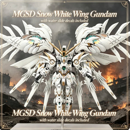 Wing Zero MGSD Bai Xueji Peripheral Figurine Model Table Decoration, Birthday Gift, Trendy Toy Scene Decoration, Car Decoration
