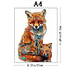 Warm Fox Family Wooden Puzzle Creative Variety Of Special Shapes Creative Gifts For Boys And Girls Birthday Gifts For Adults
