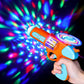 Kids Toy Pistol Electric Flash Music Colorful Rotating Projection Sound and Light Children's Toy Gun Gift
