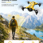 Brushless Aerial RC Drone 8K Triple Camera 5G Transmission 7 Level Wind Resistance Optical Flow Hover Folding Portable Drone