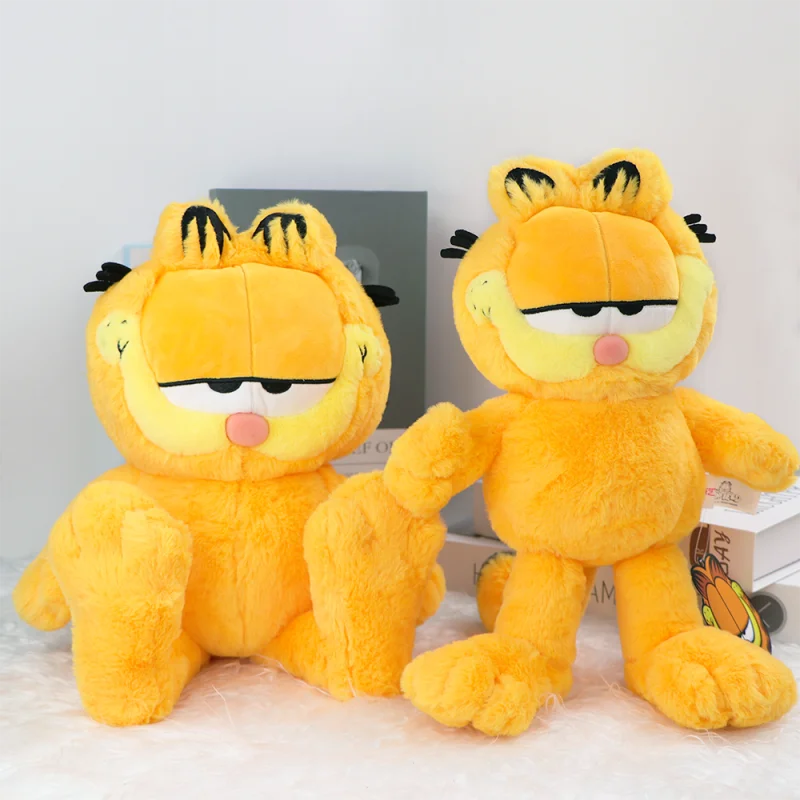 Original Garfield Family Kawaii Plush Toys Soft Cute Cartoon Garfield Cat Odie Stuffed Animals Peluche Dolls Gifts For Kids