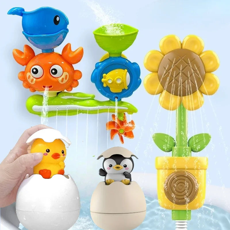 Baby Bath Toy Wall Sunction Cup Track Water Games Children Bathroom Monkey Caterpilla Bath Shower Toy for Kids Birthday Gifts