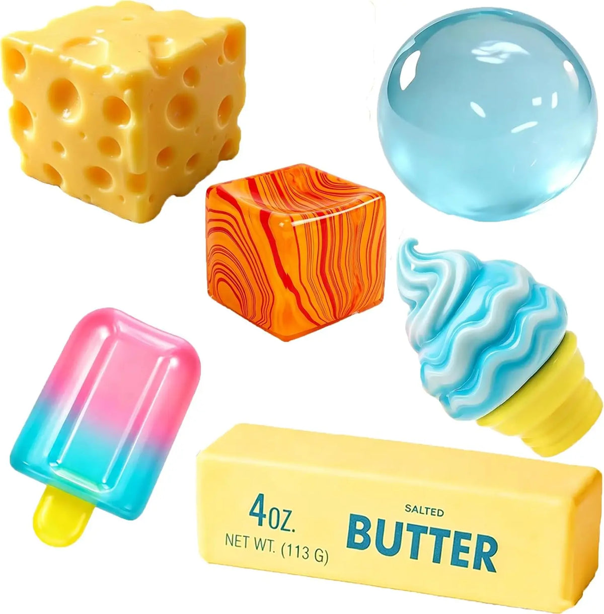New Upgrade Soft Slow Rebound Squeeze Toy, Realistic Stick Fidget Toy, Sensory Stress Relief Toy, Novelty Decompression Gift for All Ages