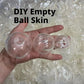 DIY Air Ball Skin Handmade Stress Relief Toy Fruit Paste Malt Sugar Slow Bounce  Super Large 9cm