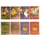 81-15Pcs Pokemon Cards Gold Silver Vmax GX Card Collection Battle Trainer Card Spanish English French Child Toys Christmas Gifts