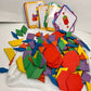 155 Pcs Shape Creative Wooden Puzzle Children's Puzzle Early Education Tangram Toys