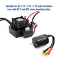 Surpass Hobby 2430 5800KV Brushless Motor with 35A Waterproof ESC Combo, Sensorless Motor ESC Upgrade for 1/18 1/16 1/14 RC Cars & Trucks