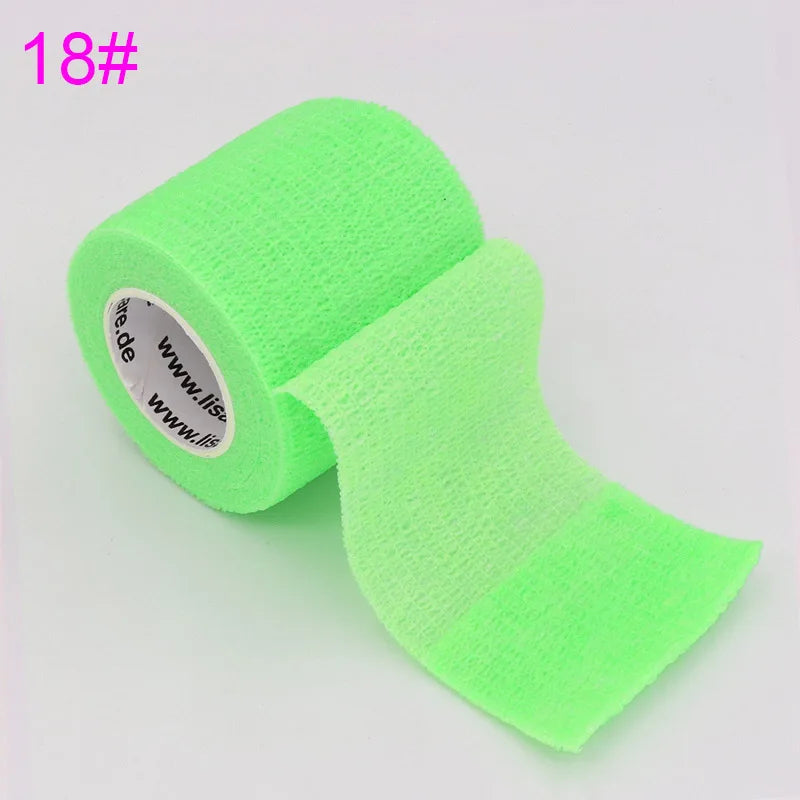 COYOCO Colorful Self Adhesive Elastic Bandage 4.8m Sports Wrap Tape For Knee Support Pads Finger Ankle Palm Pet Tattoo Wrist