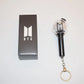 In Stock Mini Kpop Army Ver 4 Lightstick Light Up Glowing Pendant Keychain Keyring For Fans Concert Portable Decoration Gifts