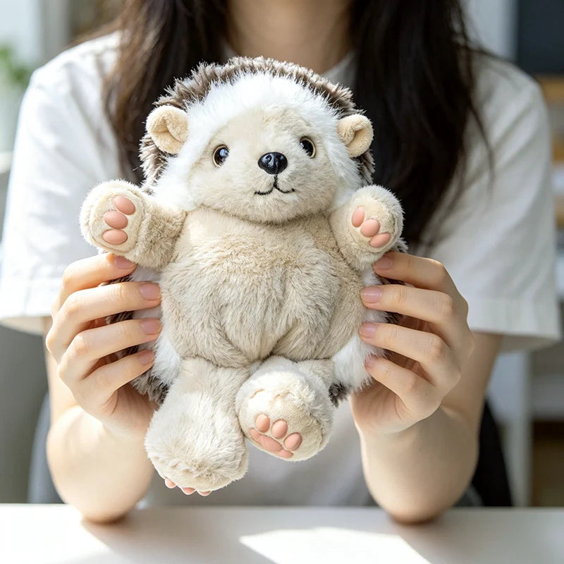 Lifelike Hedgehog Pendant Doll 10/20/25cm Cute Hedgehog Plush Doll Soft Hedgehog Huggable Pillow Lovely Desktop Pet Bag Decor