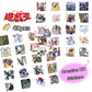 40pcs Yu-Gi-Oh Small Card Secondary Sticker Creative Personality Decoration Notebook Bicycle Animation Peripheral DIY Sticker