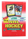 1 (One) Box - 1991 Score Nhl Hockey Series 1 - English Edition - (36 Packs Per Box)