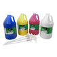 Sax Versatemp Washable HeavyBodied Tempera Paint with Pumps, 1 Gallon Bottles, Assorted Colors, Set of 4