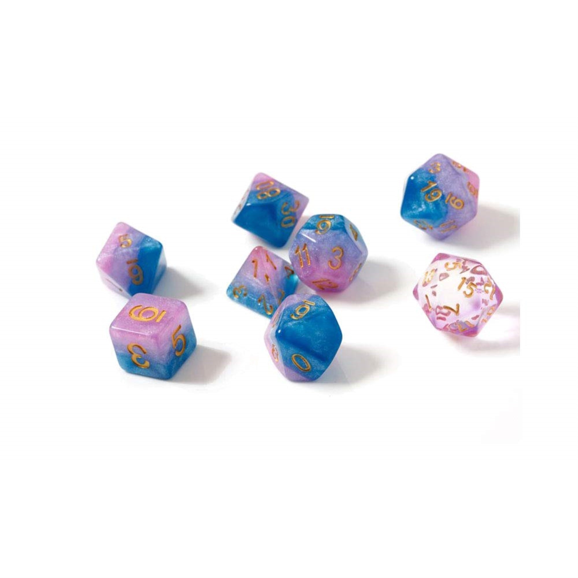 Sirius Dice Baby Gummies Resin Dice Set 16mm Berry 7 Dice – Toytooth