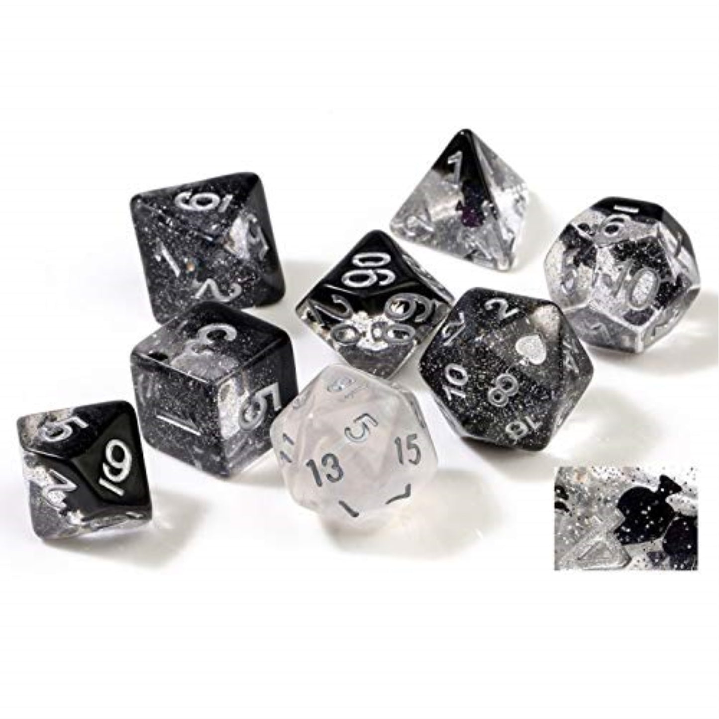 Sirius Dice Sdz000502 Spades Dices Cards Collection - Set Of 7