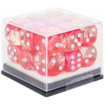Sirius Dice 12Mm D6 Diamonds W/Silver (18)