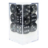 Sirius Dice 16Mm D6 Clubs W/Silver (12)