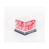 Sirius Dice 12Mm D6 Hearts W/Silver (18)