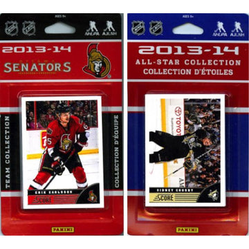 Nhl Ottawa Senators Licensed 2013-14 Score Team Set And All-Star Set