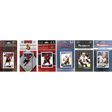 Nhl Ottawa Senators 7 Different Licensed Trading Card Team Sets
