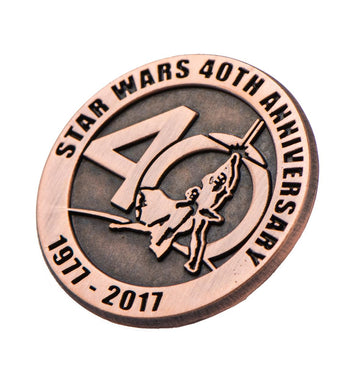 Star Wars 40Th Anniversary Collectible Bronze Pin, Sdcc '17 Exclusive