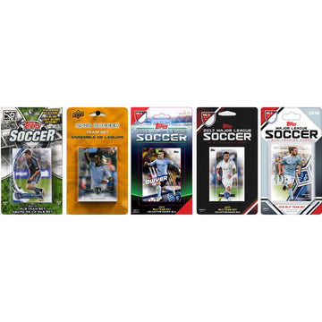Mls Sporting Kansas City 5 Different Licensed Trading Card Team Sets
