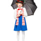 English Nanny Poppins Child Costume - X-Large