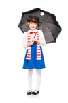 English Nanny Poppins Child Costume - X-Large