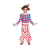 Vintage Clown Child Costume  Medium