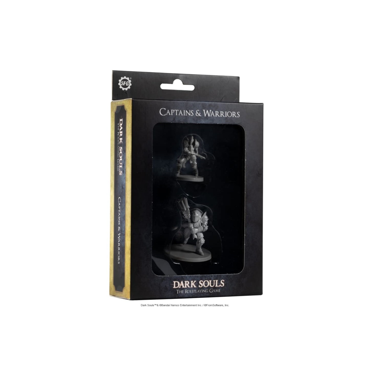 Steamforged Games Dark Souls The Role Playing Game: Captains & Warriors Miniatures & Stat Cards