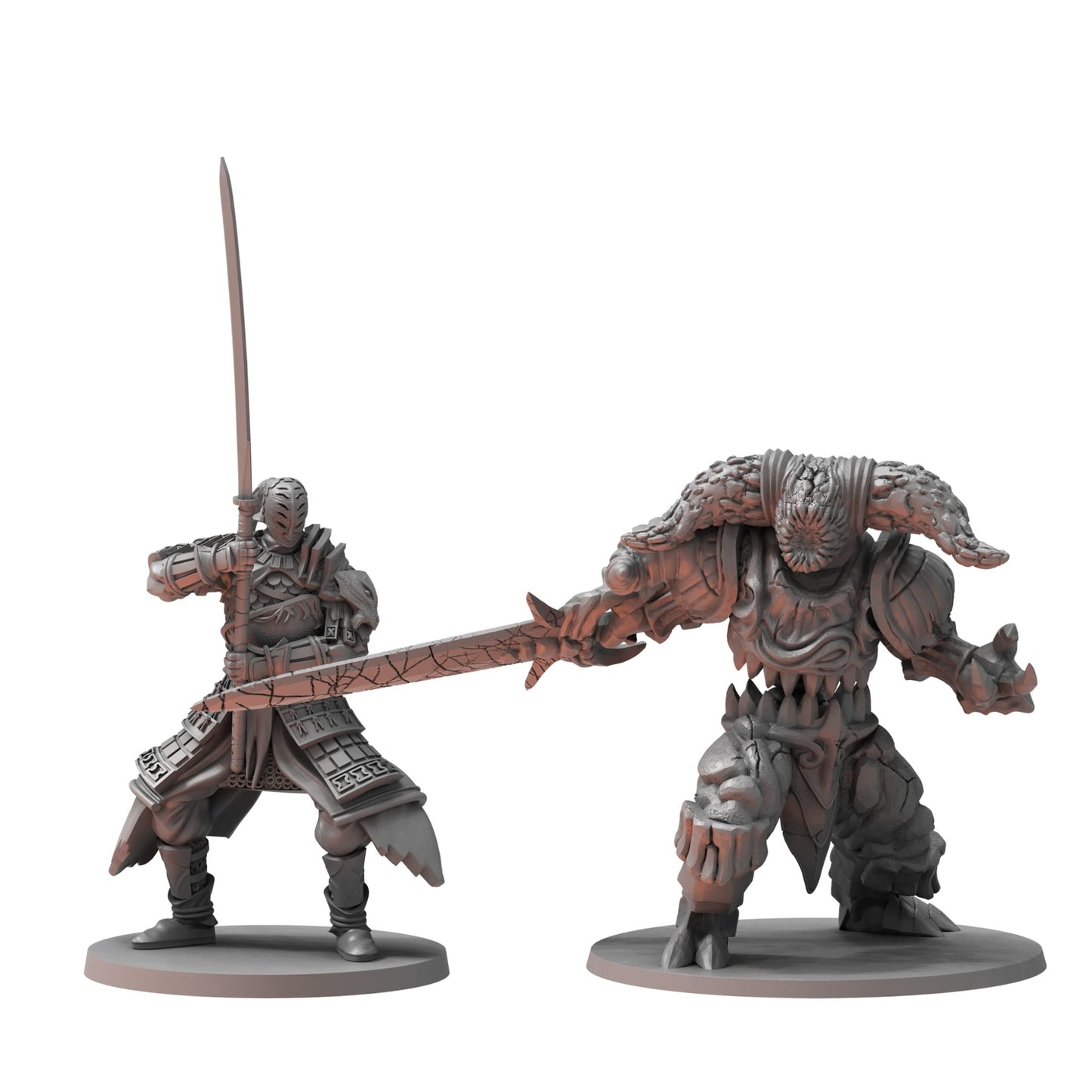 Steamforged Games Dark Souls The Role Playing Game: Tsir Alonne & Smelter Demon Miniatures & Stat Cards
