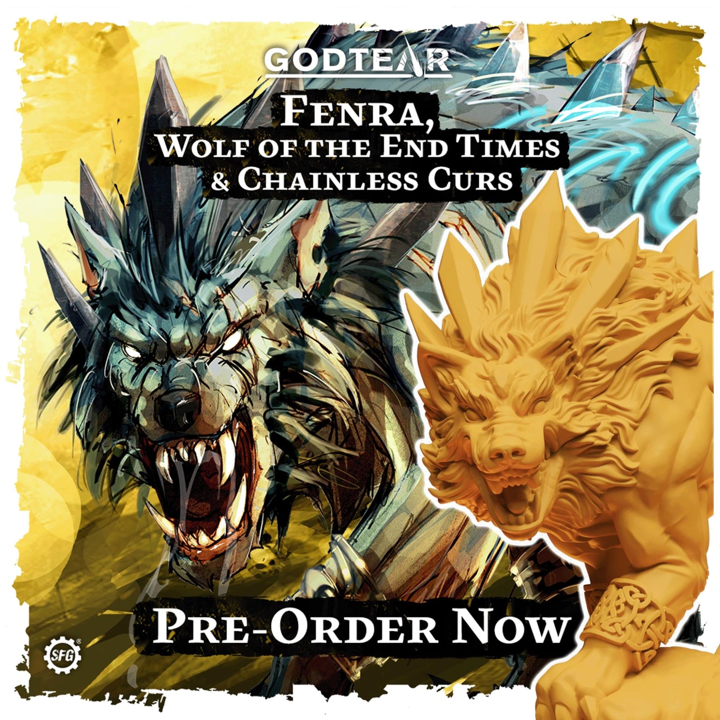 Steamforged Games Godtear Fenra Champions Set - Assorted Cardboard Model SFGT-030