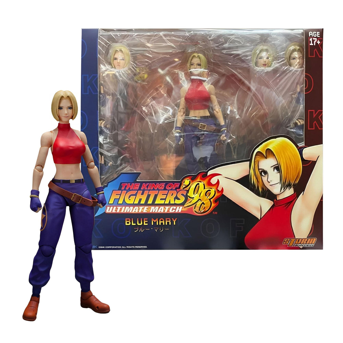 The King Of Fighters Ultimate Match 98 8 Inch Action Figure | Blue Mary