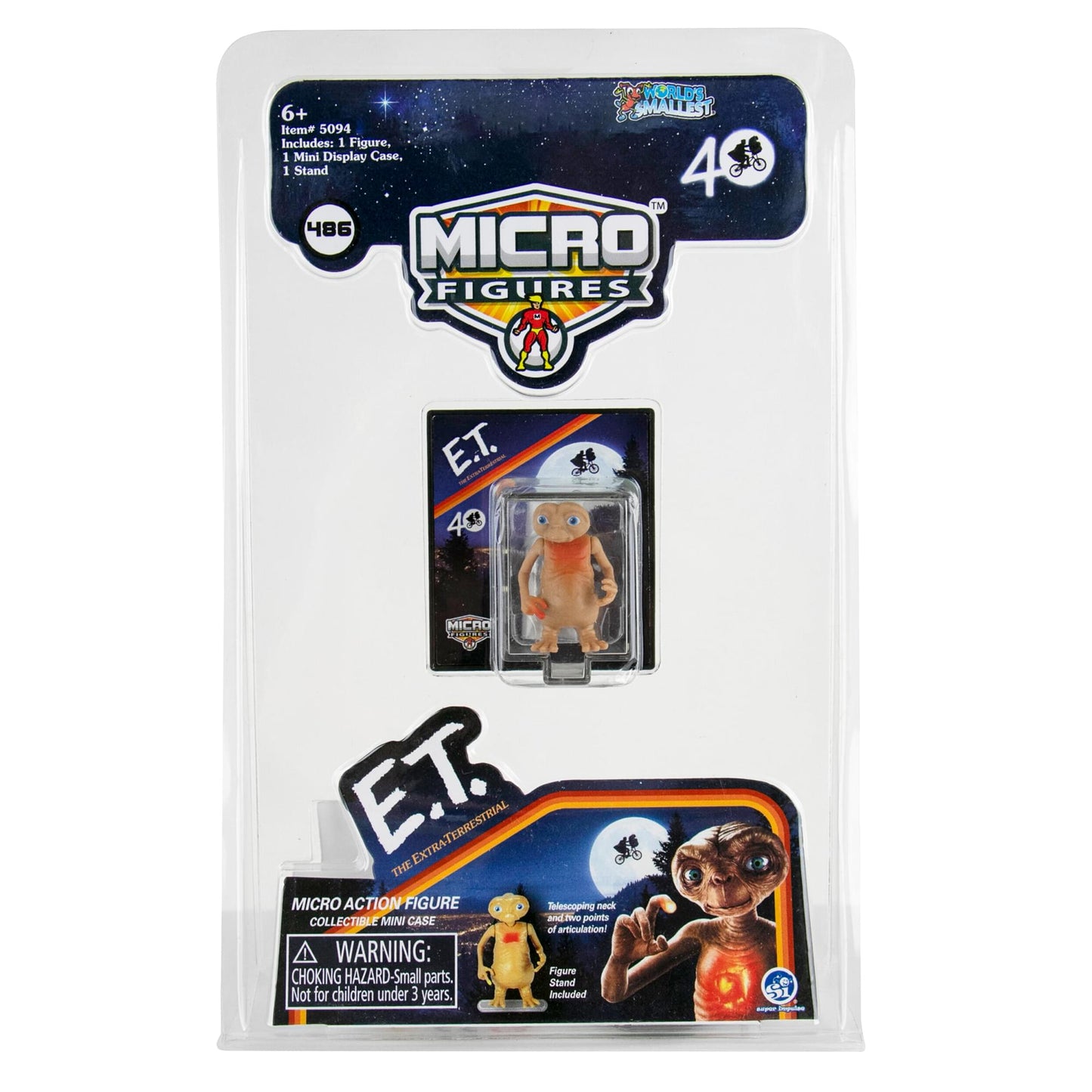 Worlds Smallest Micro Figure  Et