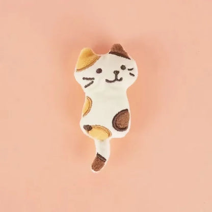 Kawaii Kitten Plush Bag Pendant Mini Cat Plush Doll Cartoon Plush Doll Bag Charms Soft Animal Stuffed Student Gifts