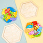 Baby toy Wooden jigsaw Puzzle Creative 3D Puzzle for Children's Intelligence Development Ealy Educational toy for Children