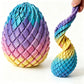 3D Printed Dragon Egg Stress Relief Model, Deformable Twist Egg, Creative Fidget Toy Desk Ornament