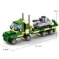 MOC Tank Anti Aircraft Guns Anti-Aircraft Missile Fighter Jets War Military City Vehicle Car Building Blocks Model Bricks Sets
