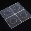 4PCS 2.6mm/5mm Fuse Beads Transparent Big Square Pegboards Ironing Beads Boards DIY Material Template Melting Beads Pegboard