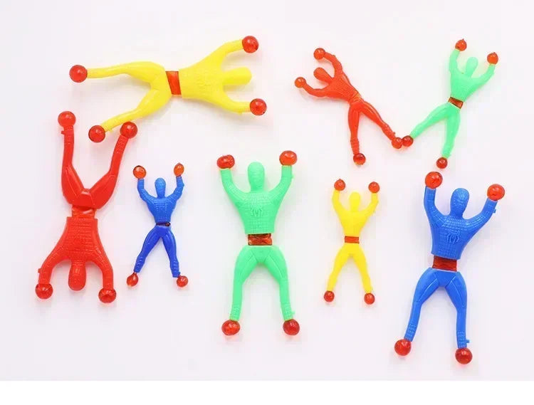 5-50 Pcs/set 9cm Sticky Toy Window Men With Sticky Hand Toys Color Plastic Suitable Feet For Adult