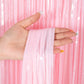 Metallic Tinsel Foil Fringe Curtains Photo Backdrop Glitter Streamers Foil Fringe Backdrop Curtain for Xmas Wedding Background