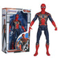 8pcs 18CM Avengers Collection Iron Man Spider Man Thanos Spider Captain Thor Hulk Transfiguration Action Decoration Toy Gift