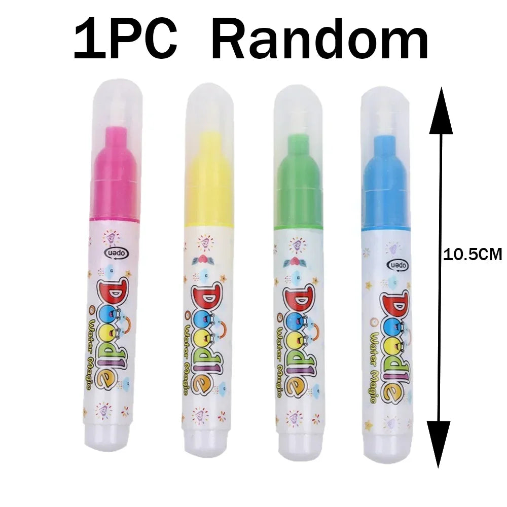 NEW Children Animal Cartoon Painting Book  Magic Water Book with Water Pen for Kids Birthday Christmas New Year Gift for Kids