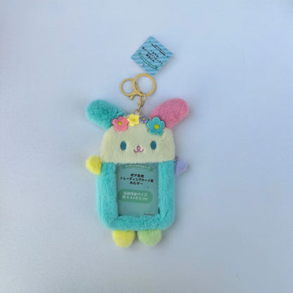 Usahana Cartoon Plush Bag Pendant Card Bag Card Set Doll Rabbit Pendant Keychain Animation Periphery Birthday Gift for Girls