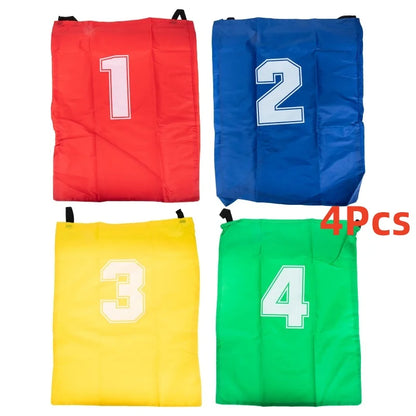 4Pcs Kangaroo Jumping Bags Sack Race Outdoor Fun Sports Games Parent-child Interactive Sensory Training Preschool Play Toys