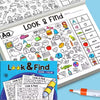 Children's Search for Items Game,Fun Coloring Book, Look & Find Shape Game Enhance Visual Perception, Focus and Attention