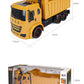 ZWN 2.4G Remote Control Excavator Dump Truck RC Model Car Toy Professional Alloy Plastic Simulation Construction Vehicle for Kid